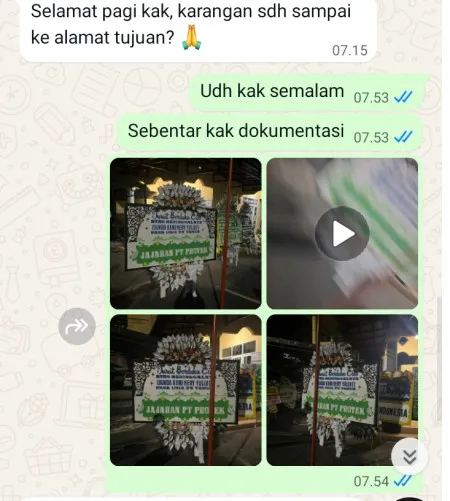 Pengiriman Papan Bunga Selamat Tanjungwangi Cijambe