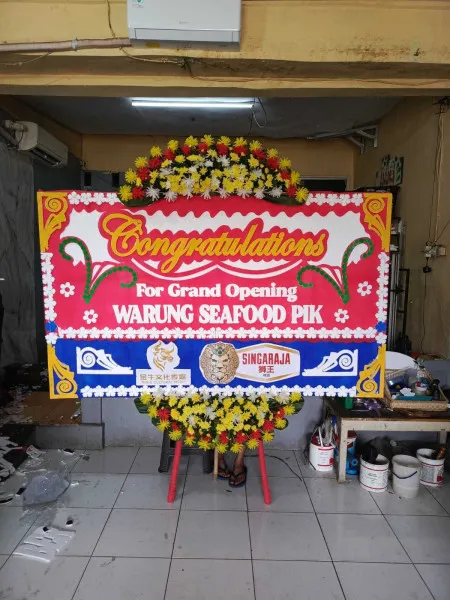 Papan Bunga Ucapan Selamat Tanjungwangi Cijambe